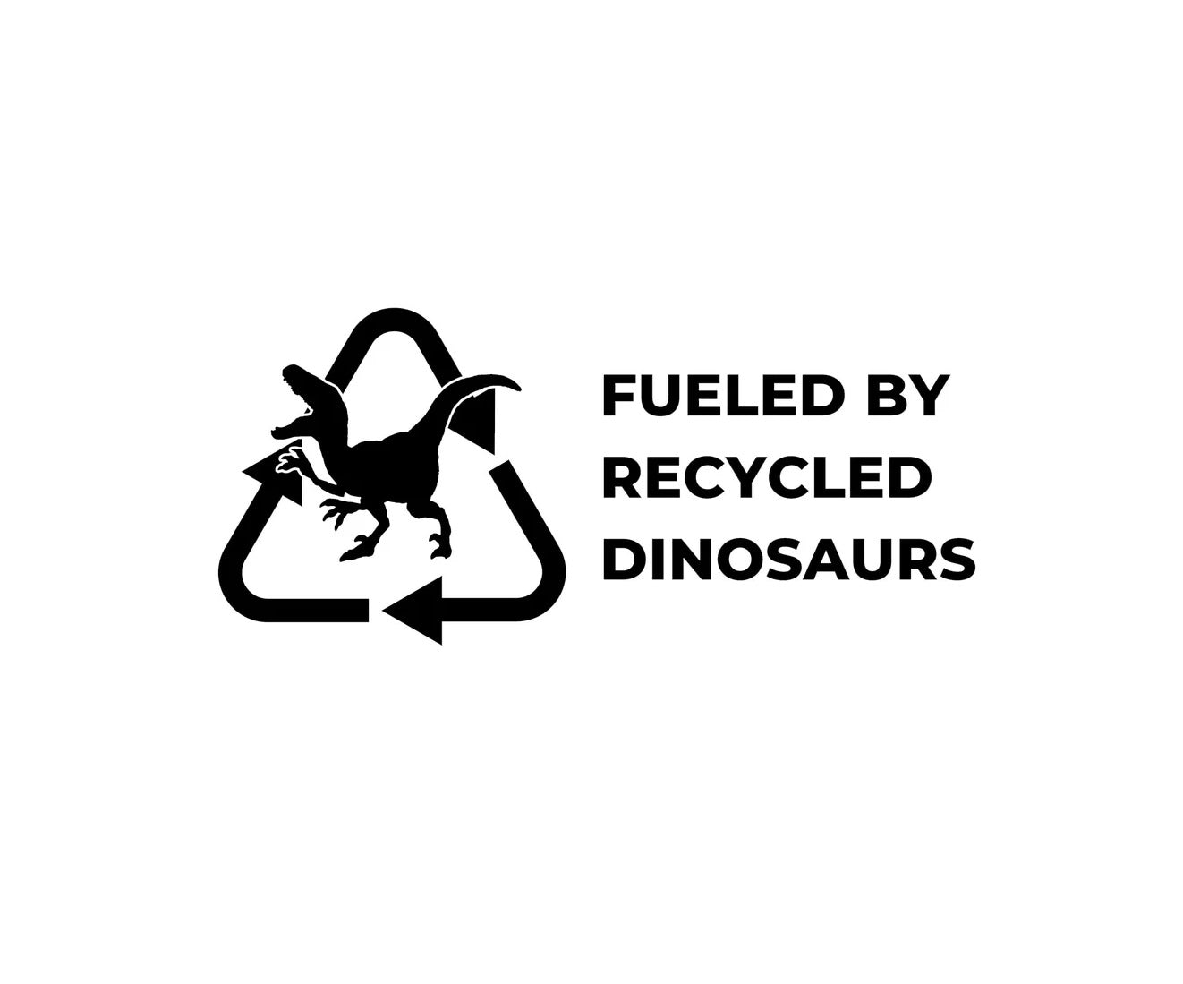 dinosaur fuel decal