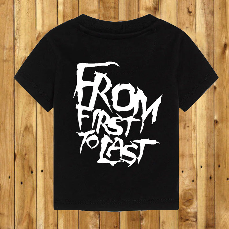 From first to last T shirt black