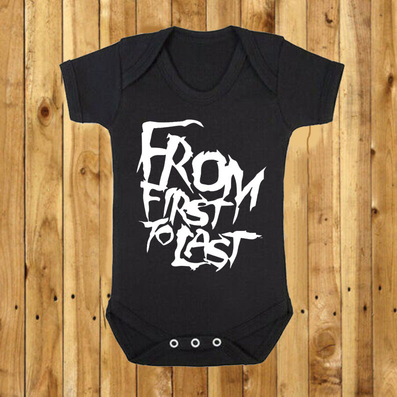 From first to last vest black