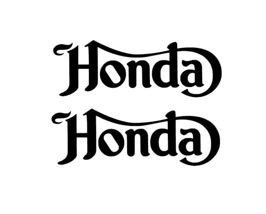 Honda vintage decal x2