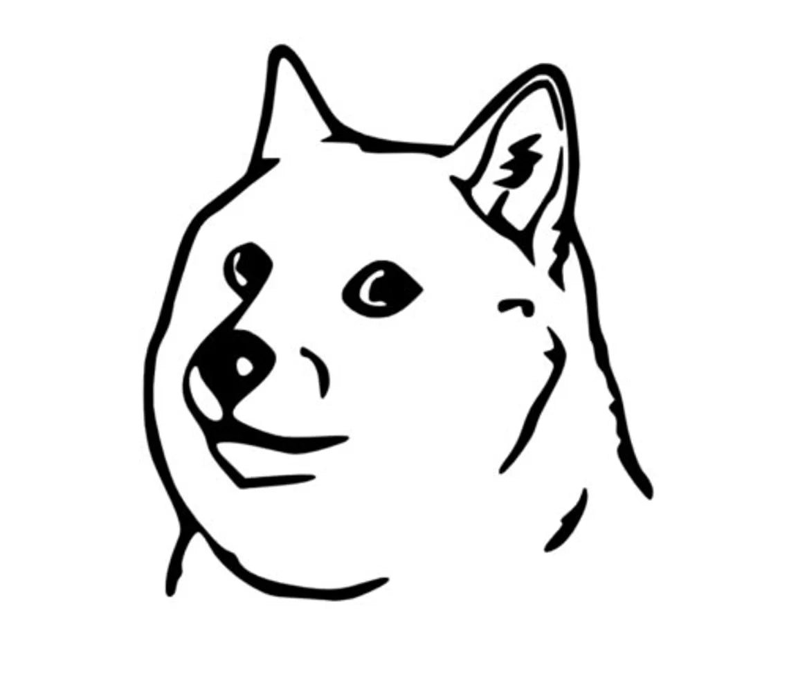 Doge Meme Decal