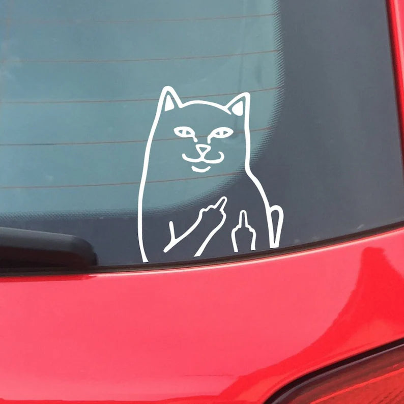 Cat fingers Decal