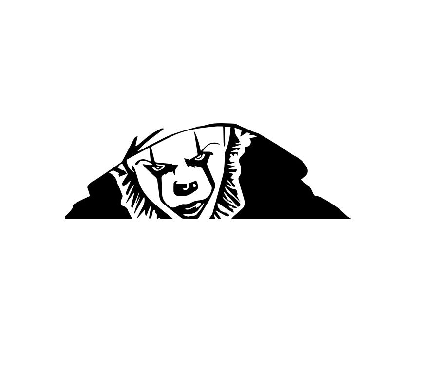 IT peeking decal