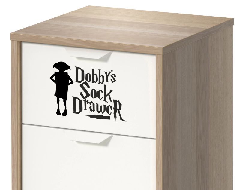 Dobbys sock drawer decal