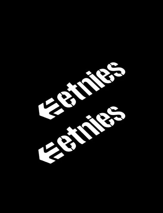 Etnies decal x2